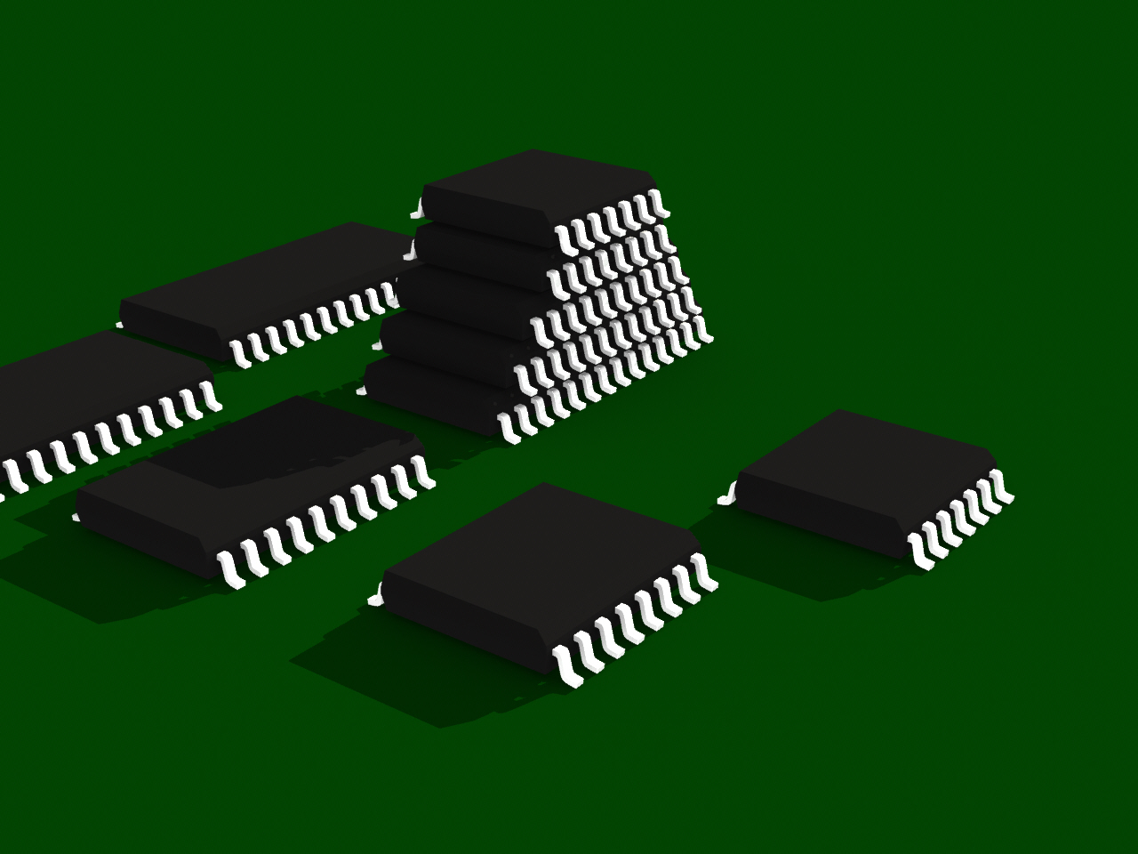 SOIC封装宽14、16、18、20、24和28引脚